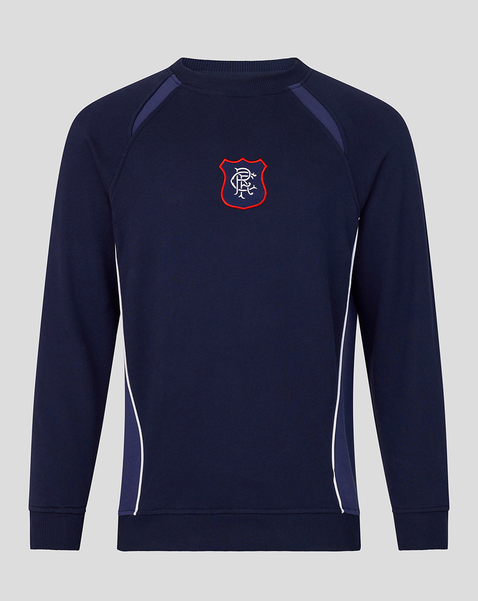 Rangers Unisex 25/26 Panelled Sweatshirt - Navy