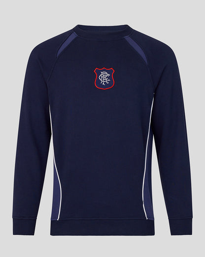 Rangers Unisex 25/26 Panelled Sweatshirt - Navy