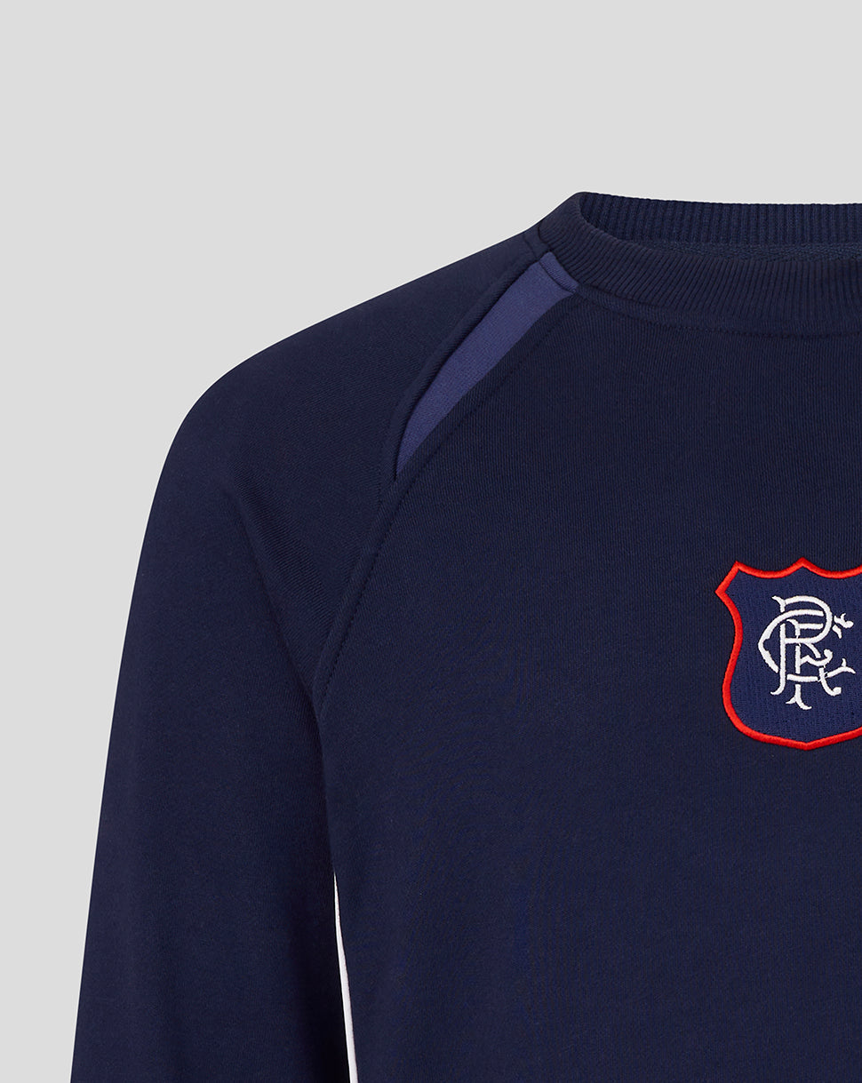Rangers Unisex 25/26 Panelled Sweatshirt - Navy