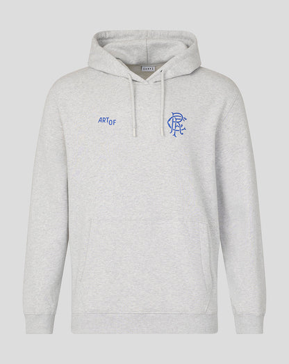 Rangers Unisex 25/26 Art of Football Hoodie - Grey