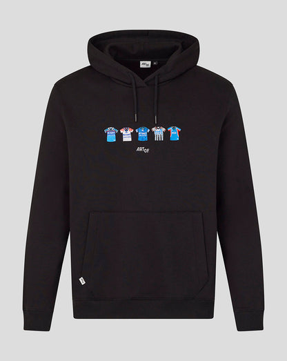 Rangers Unisex 25/26 Art of Football Classic Hoodie - Black