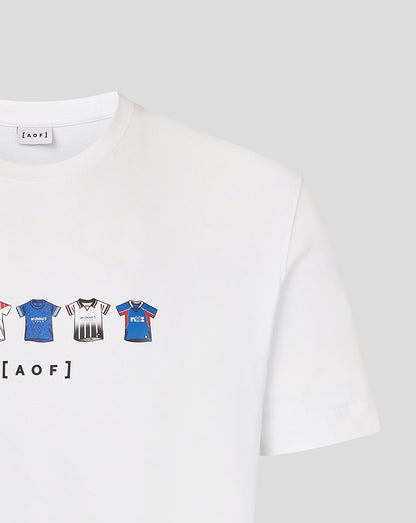 Rangers Unisex 25/26 Art of Football T-Shirt - White