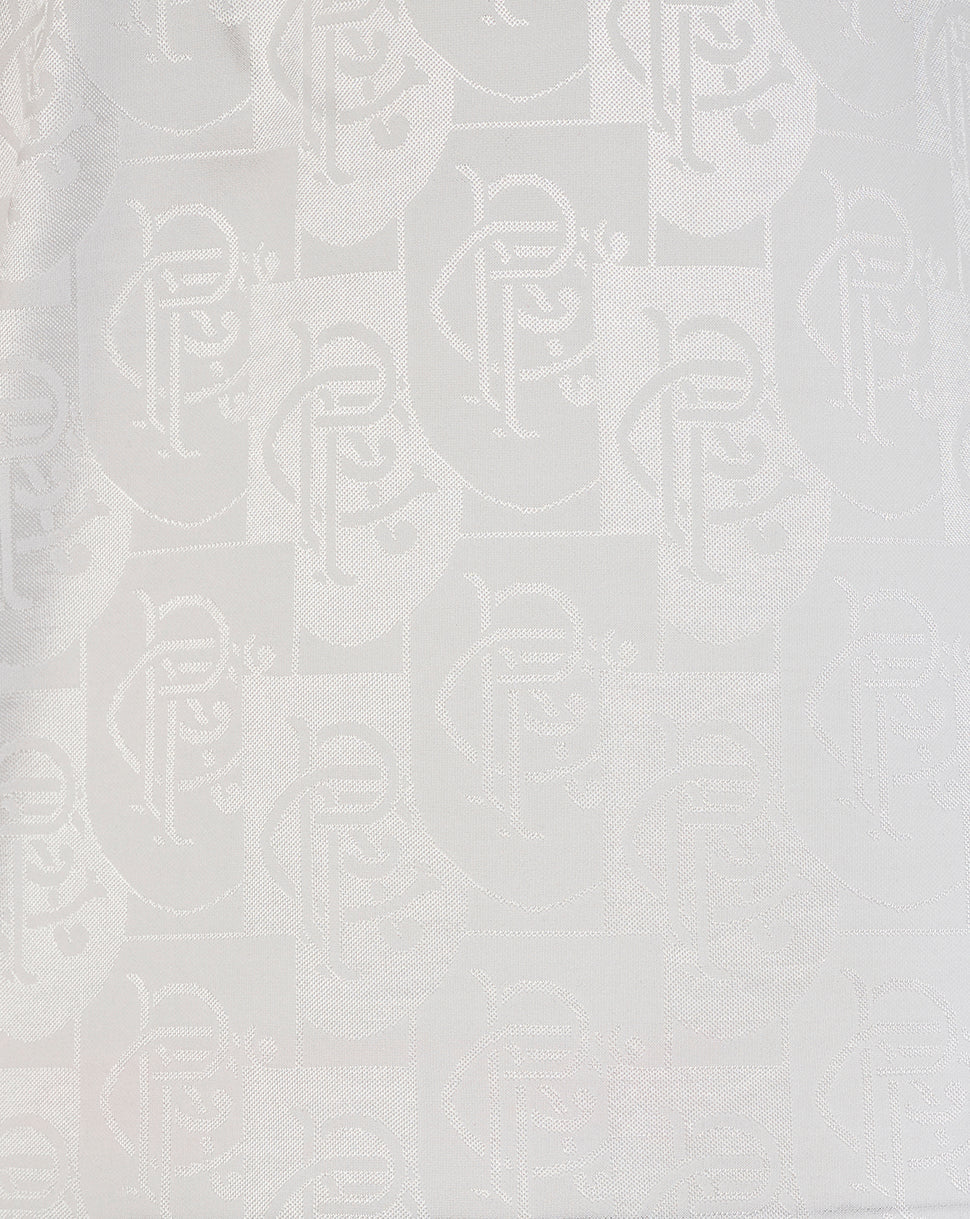 White fabric texture with subtle pattern