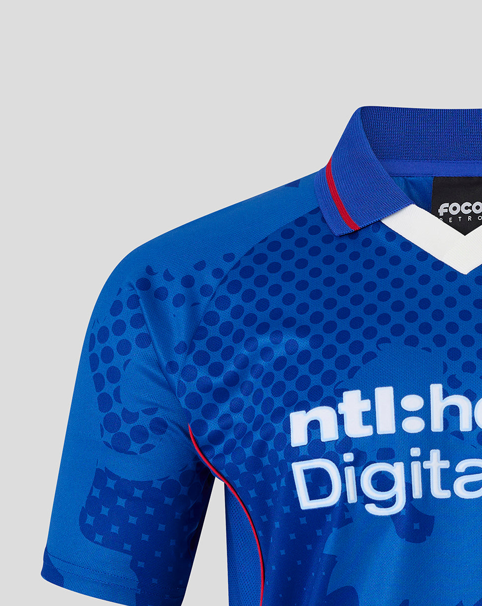 Rangers Unisex Retro 2002-03 Home Shirt - Blue
