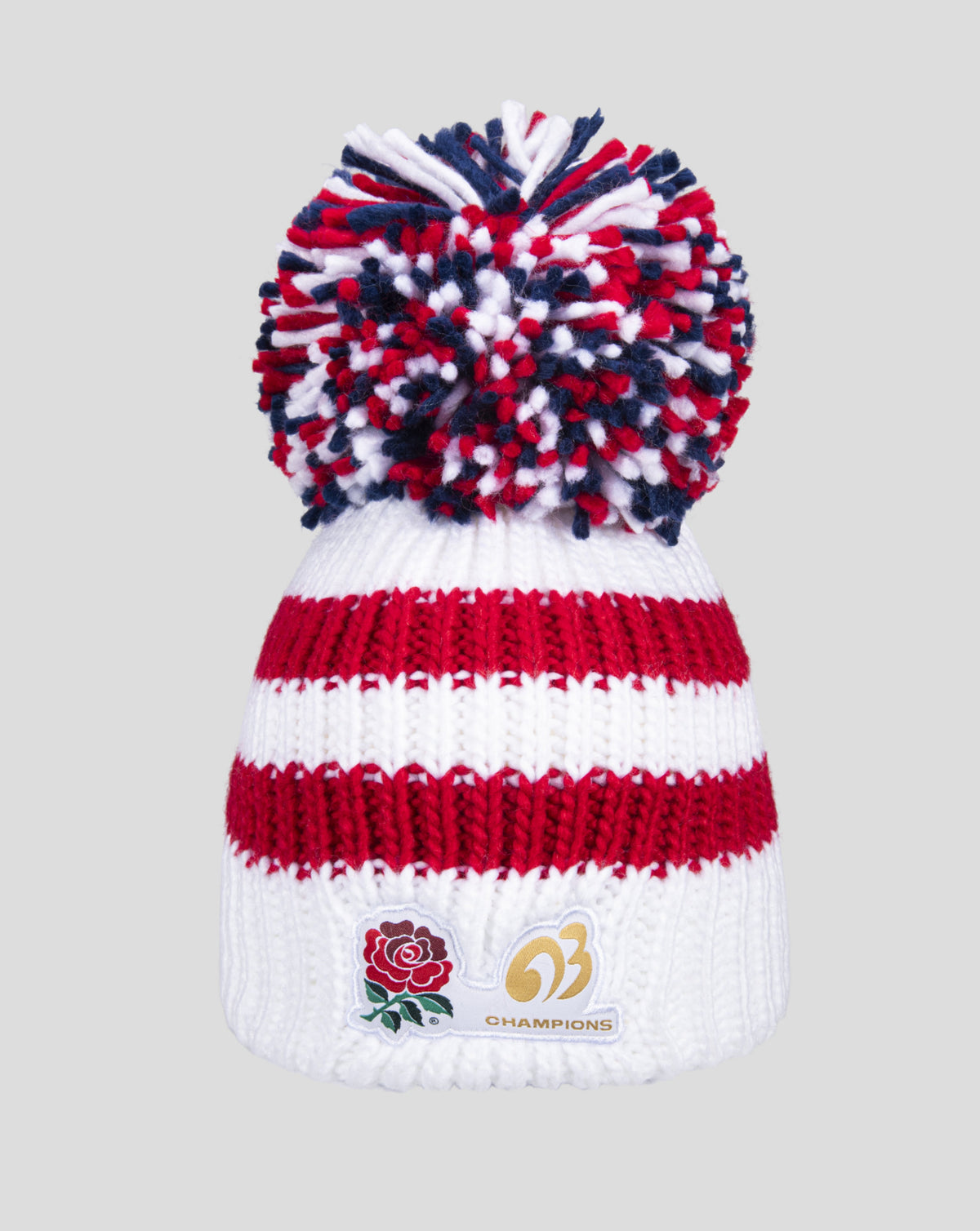 Champions 2003 Bobble Hat - White