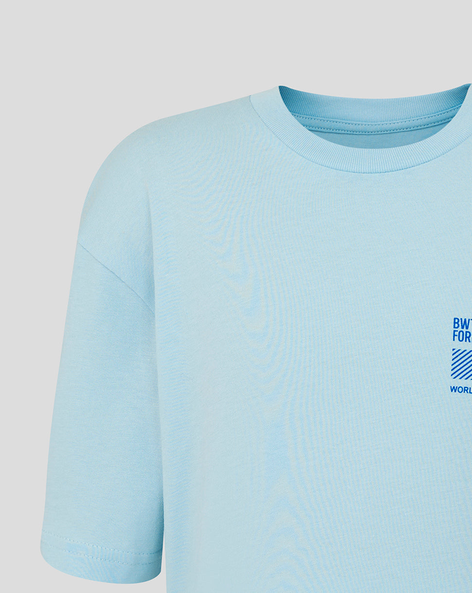BWT Alpine Junior World Tour T-Shirt in lockerer Passform - Summer Song