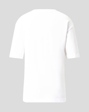 White FC Twente Junior Fourth 94-95 T shirt shown from the back