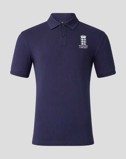 England Cricket Unisex 26/27 Essentials Crest Short Sleeve Polo