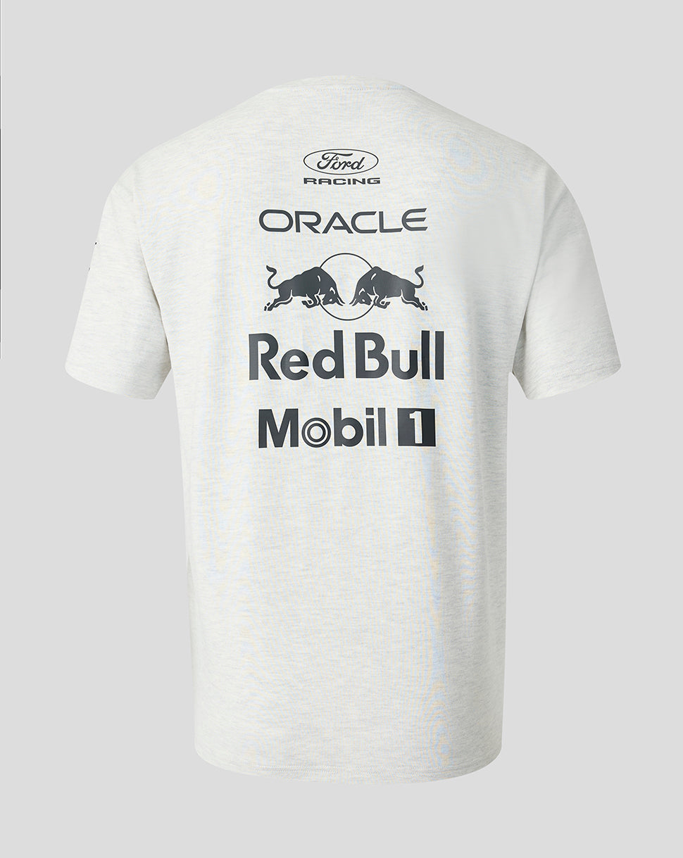 Oracle Red Bull Racing Unisex Classic Short Sleeve T-Shirt - Off White Marl - Off White Marl