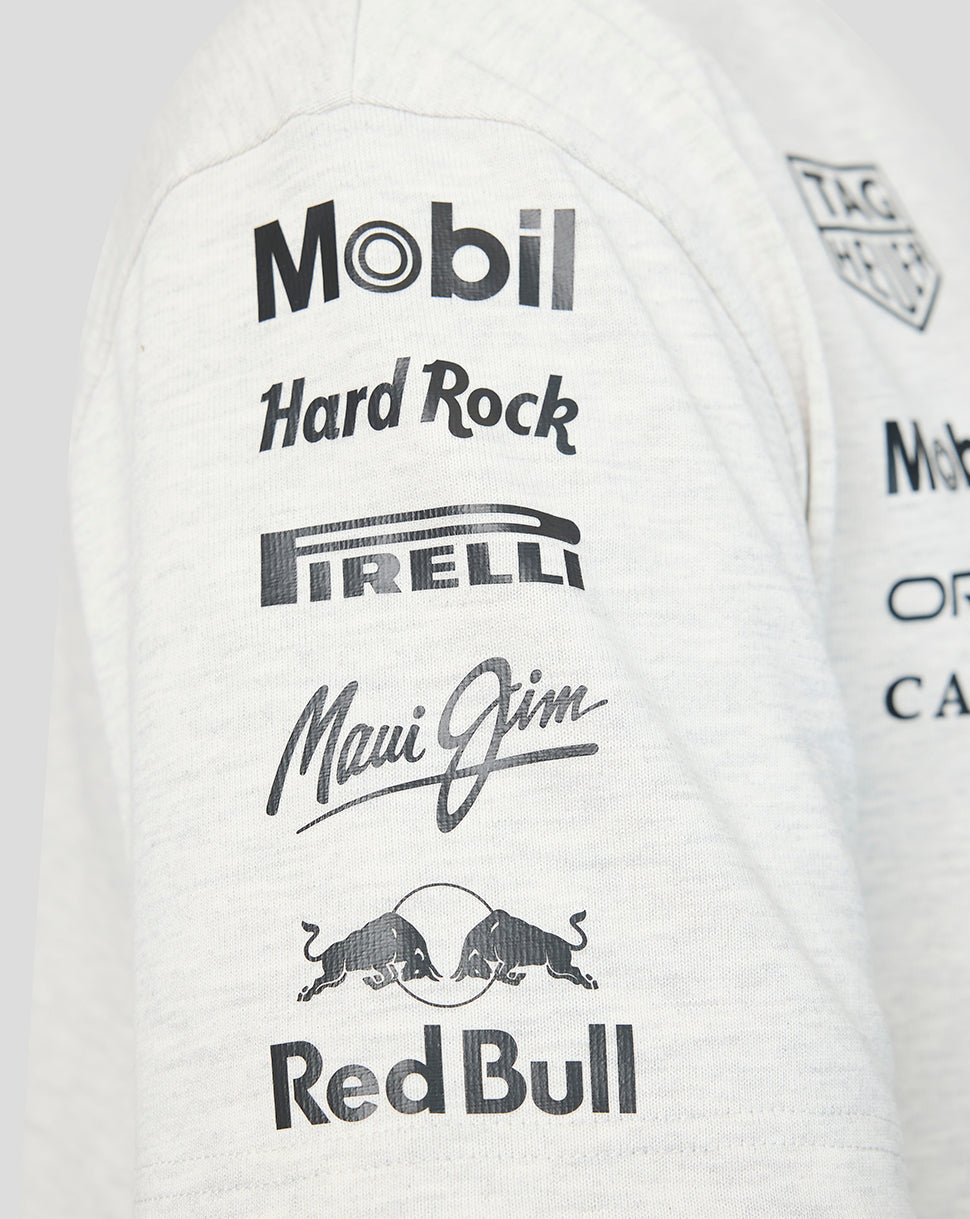 Oracle Red Bull Racing Unisex Classic Short Sleeve T-Shirt - Off White Marl - Off White Marl