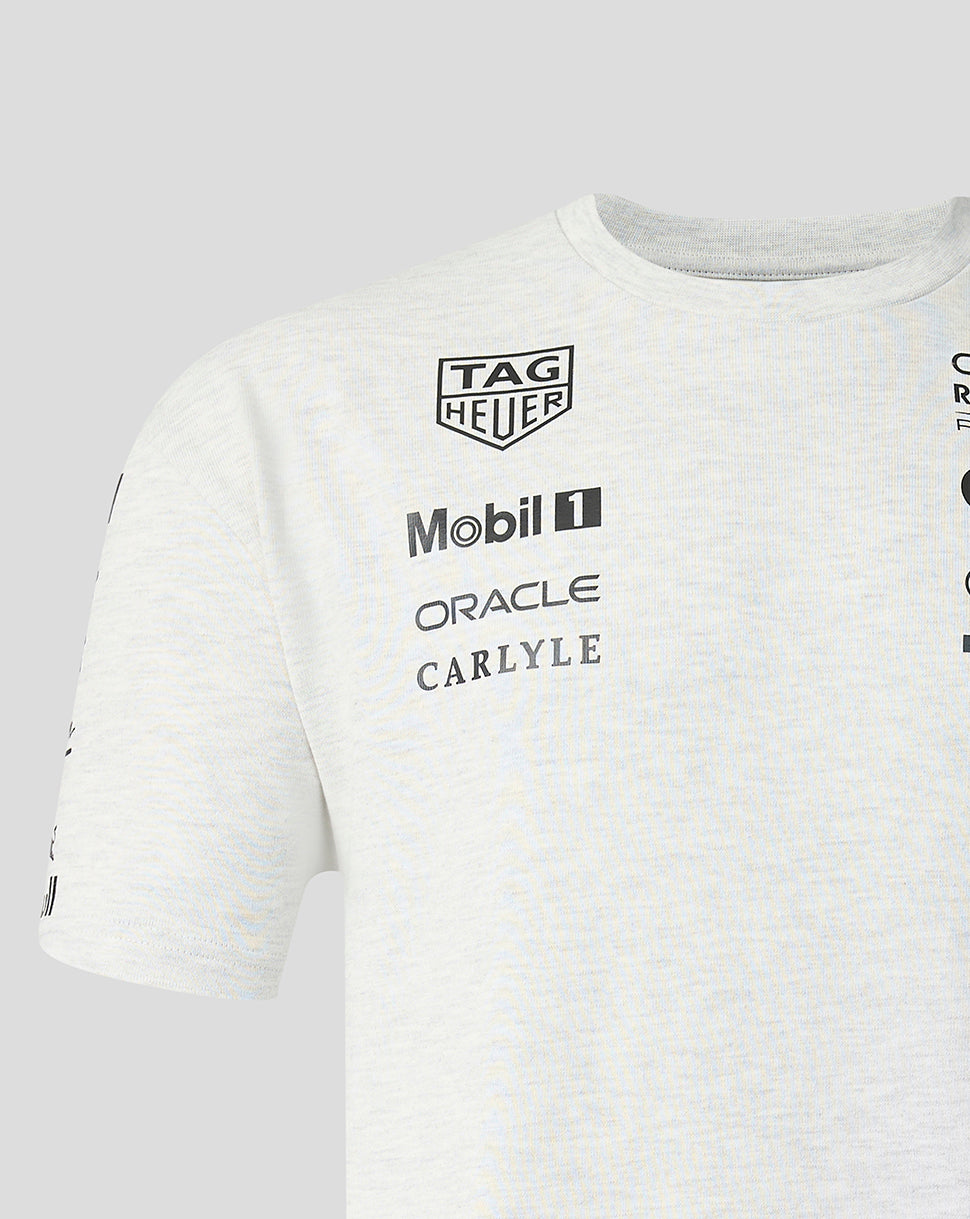 Oracle Red Bull Racing Unisex Classic Short Sleeve T-Shirt - Off White Marl - Off White Marl
