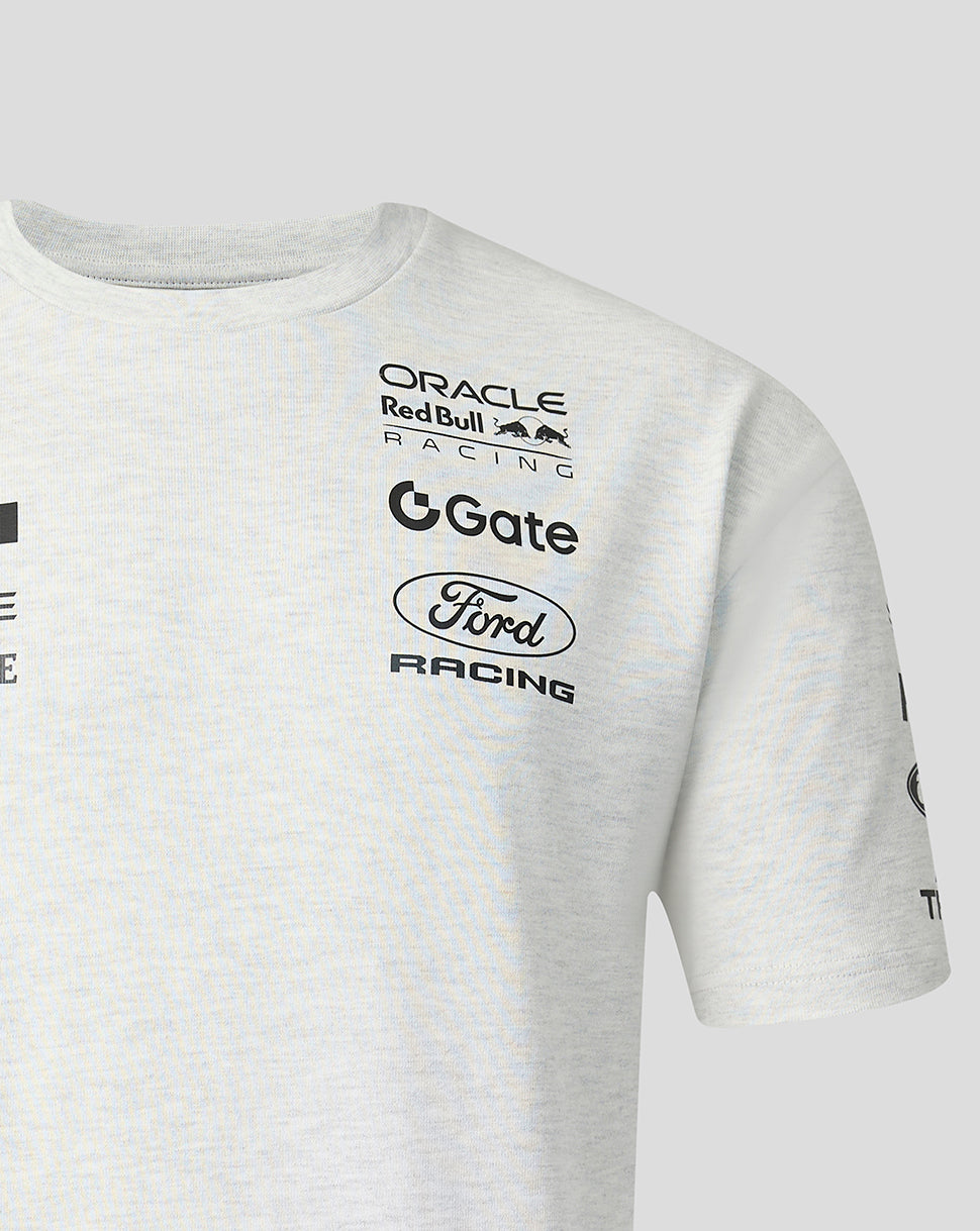 Oracle Red Bull Racing Unisex Classic Short Sleeve T-Shirt - Off White Marl - Off White Marl
