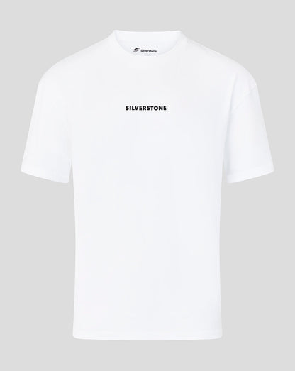 Silverstone Unisex Heritage Short Sleeve T-Shirt - White