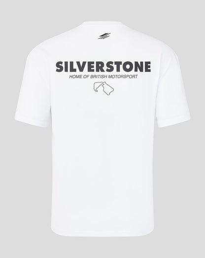 Silverstone Unisex Heritage Short Sleeve T-Shirt - White