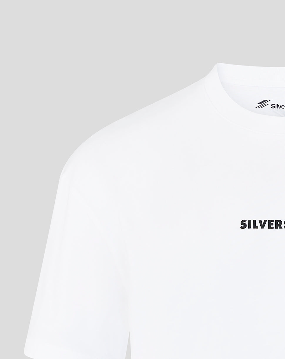 Silverstone Unisex Heritage Short Sleeve T-Shirt - White