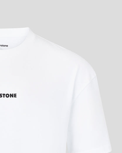 Silverstone Unisex Heritage Short Sleeve T-Shirt - White