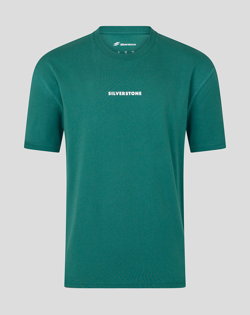 Silverstone Unisex Heritage Short Sleeve T-Shirt - Green