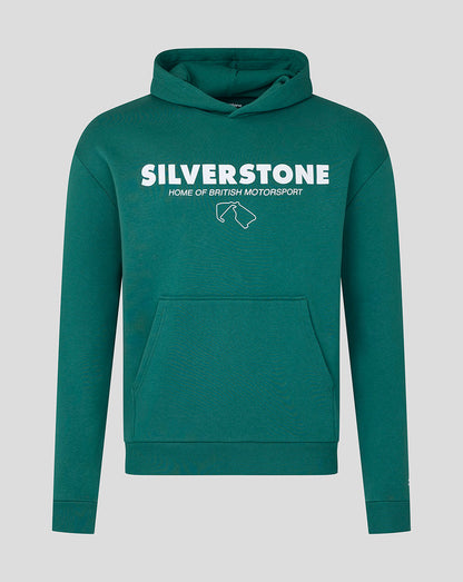 Silverstone Unisex Heritage Pullover Hoodie - Green