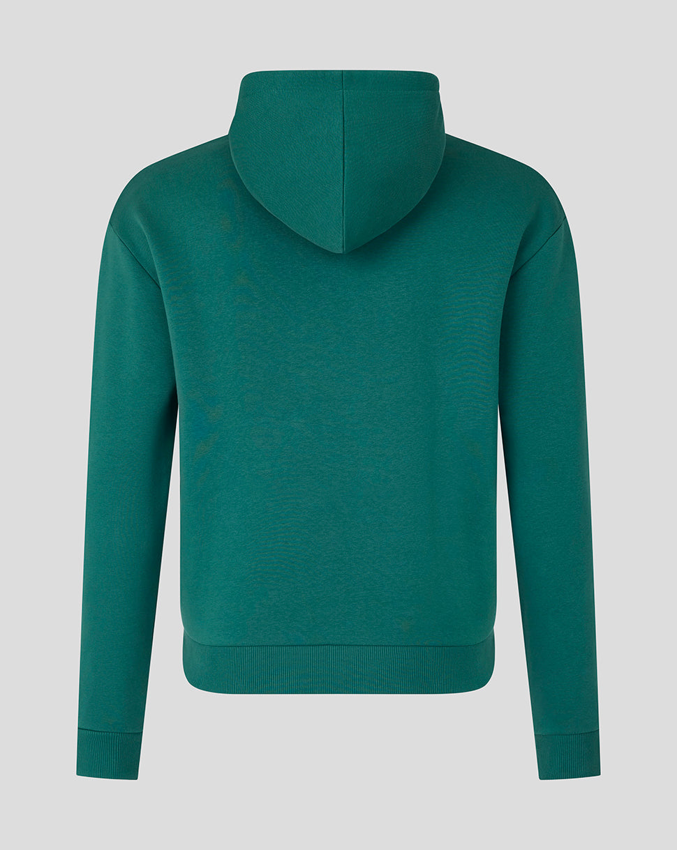 Silverstone Unisex Heritage Pullover Hoodie - Green