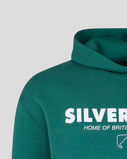 Silverstone Unisex Heritage Pullover Hoodie - Green