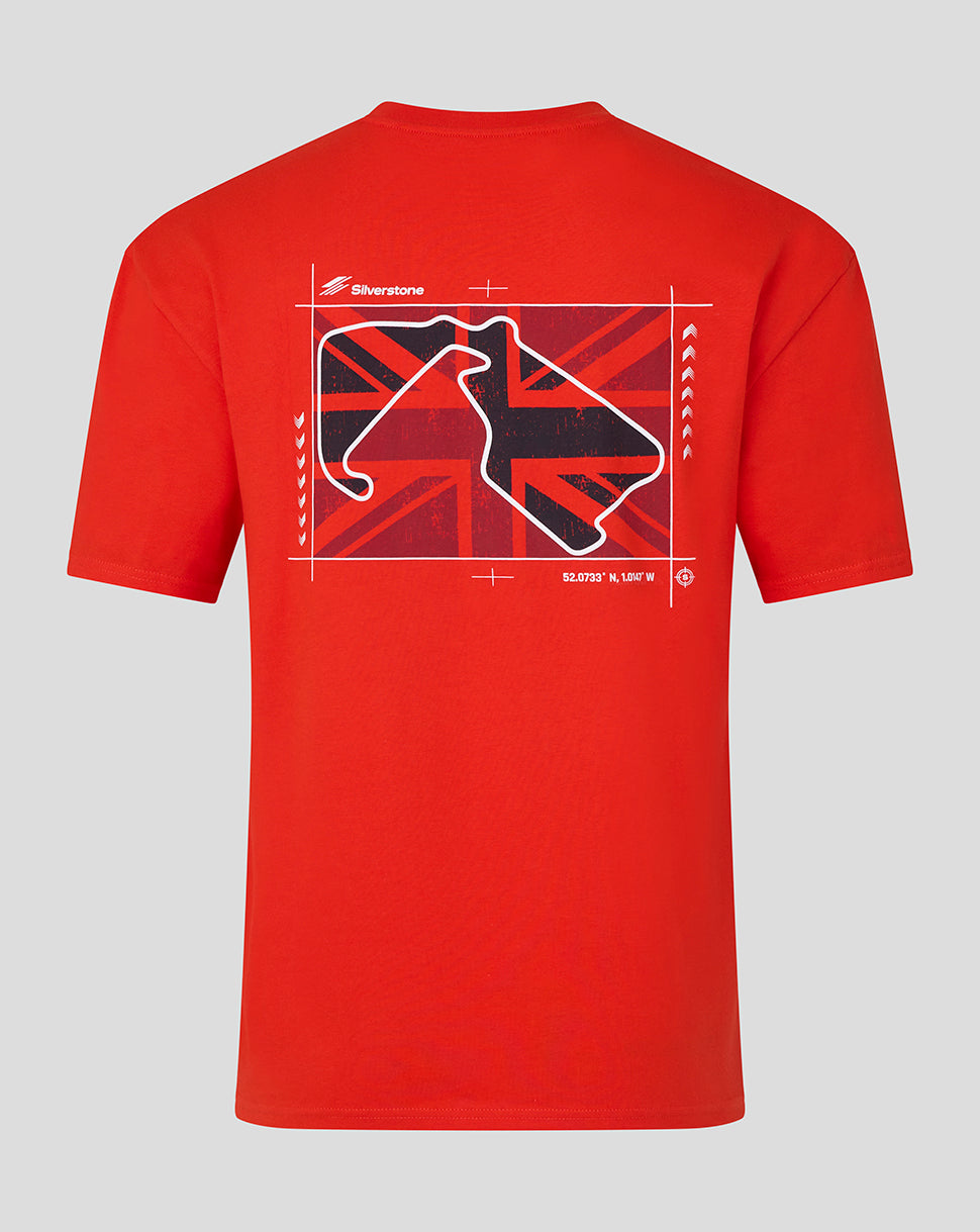 Silverstone Unisex British Injection T-Shirt - Red - Red