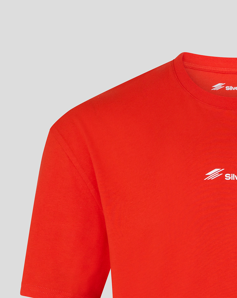 Silverstone Unisex British Injection T-Shirt - Red - Red