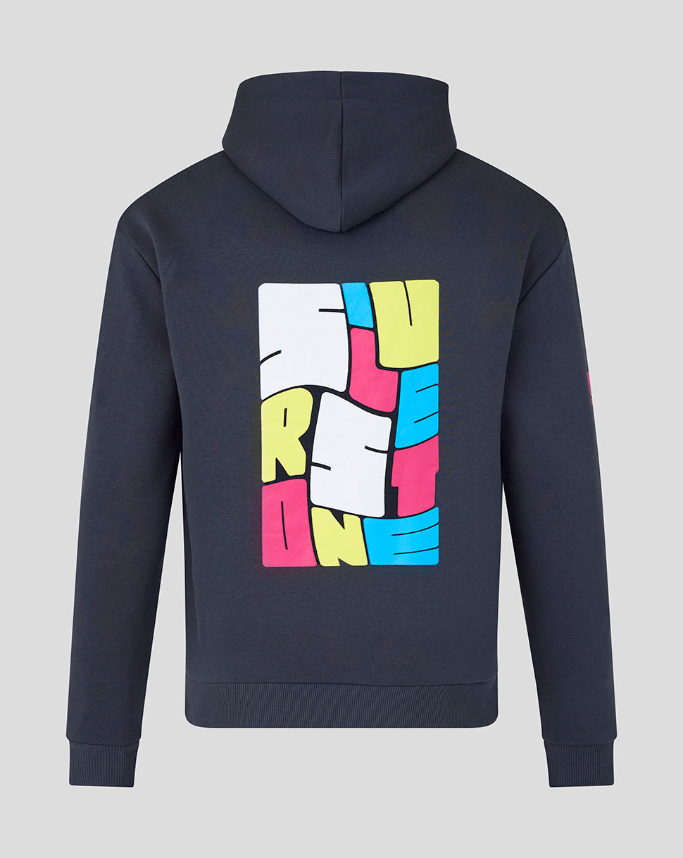 Silverstone Unisex Festival Brights Pullover Hoodie - Dark Navy