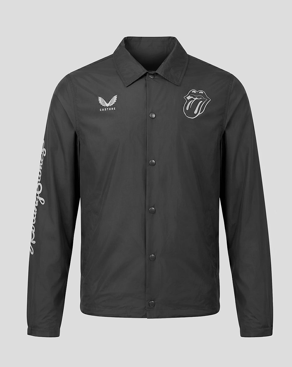 Rolling Stones x England Cricket x Castore Jacket – Black - Black