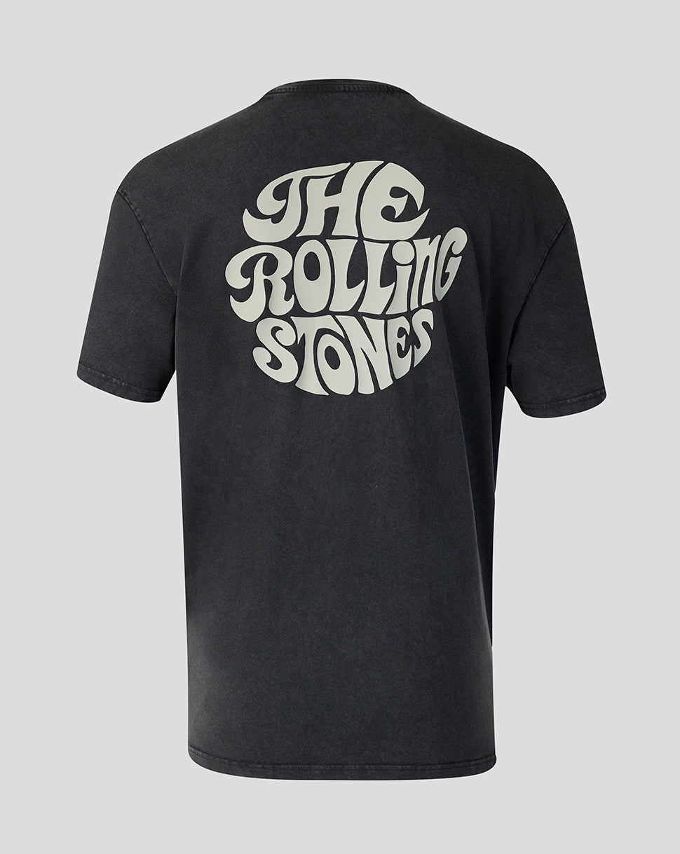 Rolling Stones x England Cricket x Castore T-Shirt – Black - Black