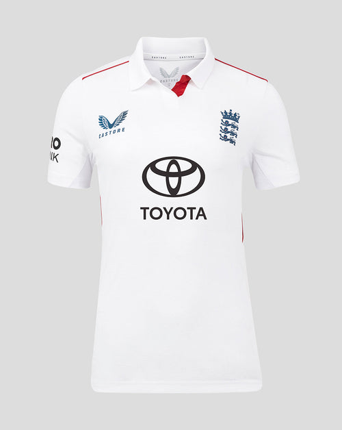England Cricket Test Women's Short Sleeve Shirt 25/26