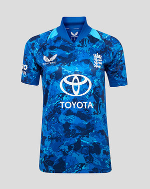 England Cricket Odi Women's Short Sleeve Shirt 25/26