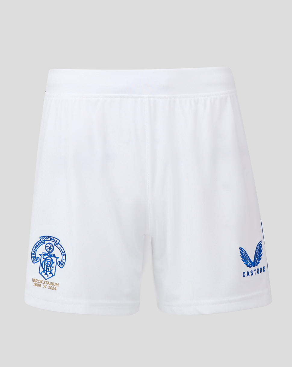 Rangers FC Women's Ibrox 125 Heritage Shorts - 24/25 - White