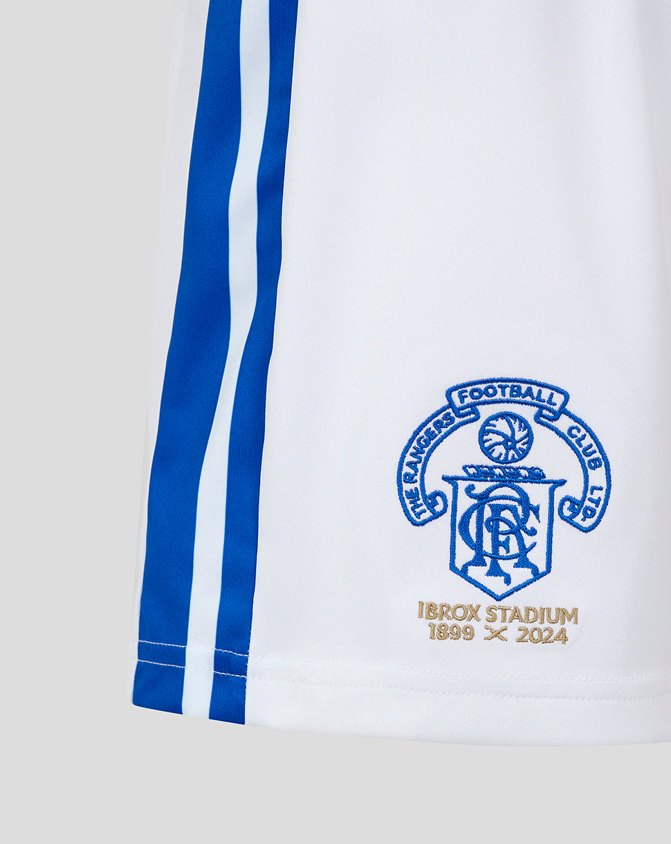 Rangers FC Women's Ibrox 125 Heritage Shorts - 24/25 - White