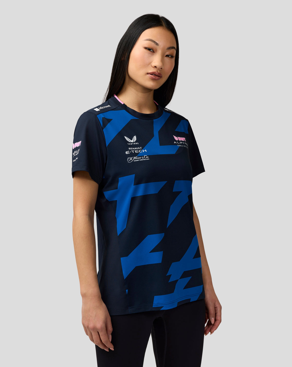 Bwt Alpine Formula One Team Women’S Pierre Gasly Official Driver Jersey - Navy - Navy