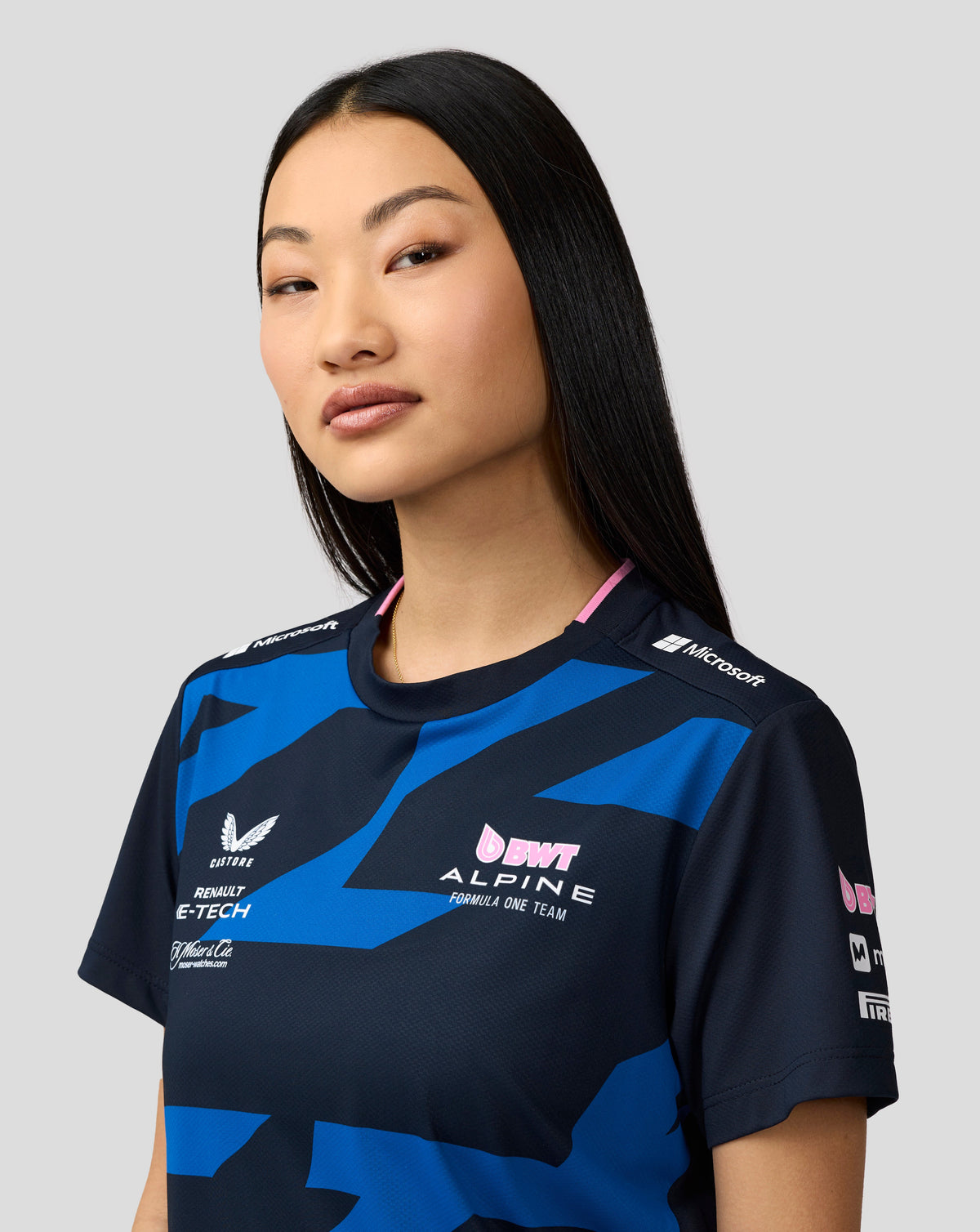 Bwt Alpine Formula One Team Women’S Pierre Gasly Official Driver Jersey - Navy - Navy