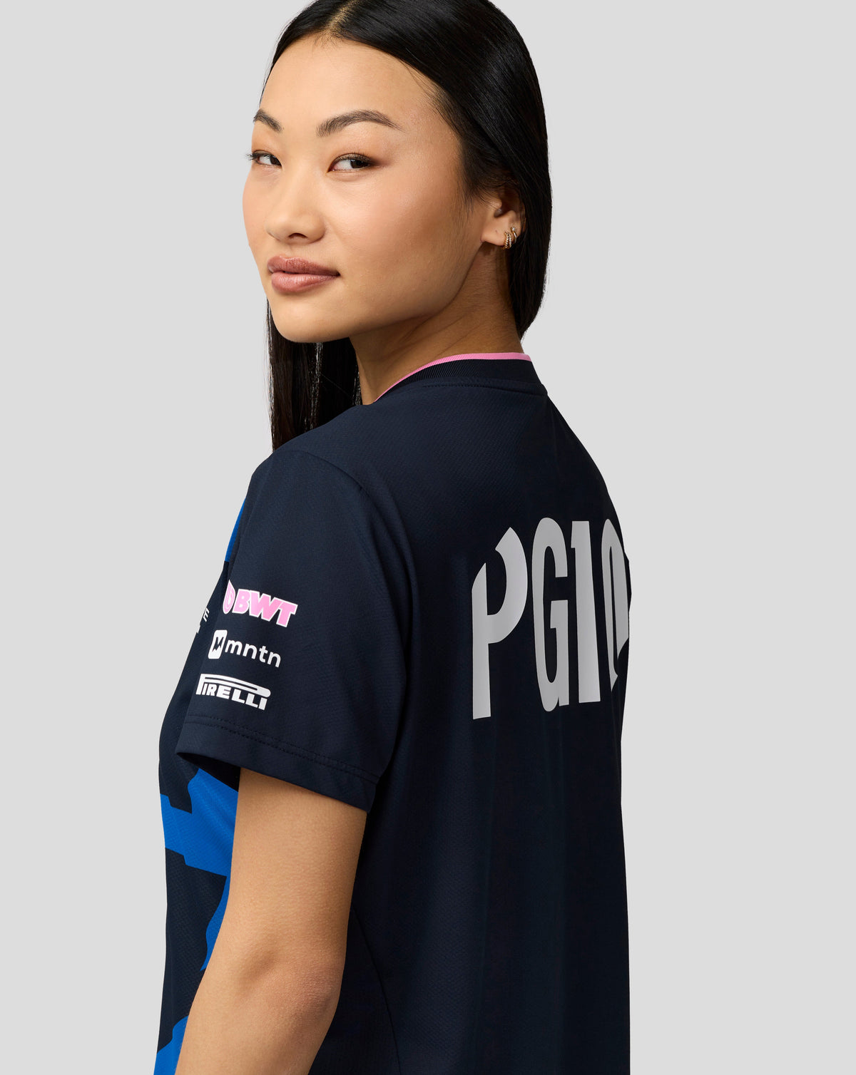 Bwt Alpine Formula One Team Women’S Pierre Gasly Official Driver Jersey - Navy - Navy