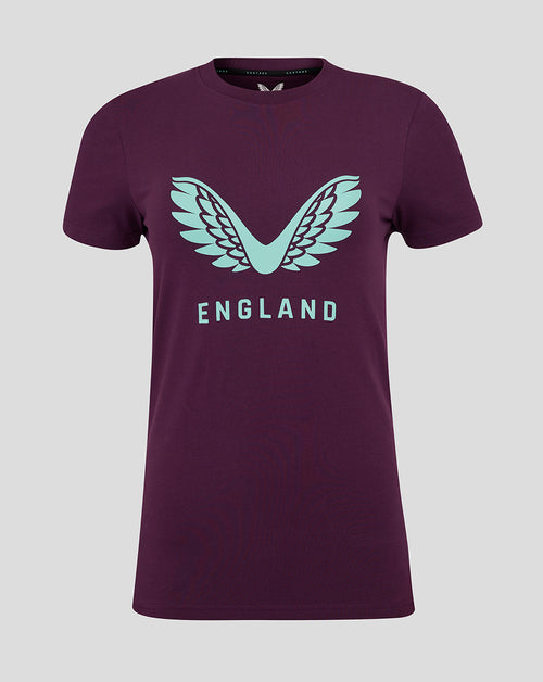 Women's England Cricket 25/26 Logo Tee