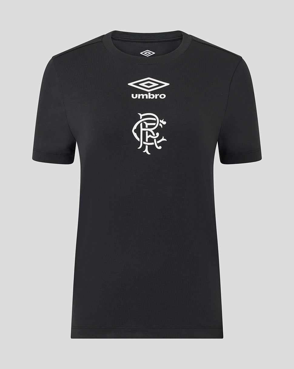 Rangers Women's 25/26 Presentation Logo Tee - Caviar