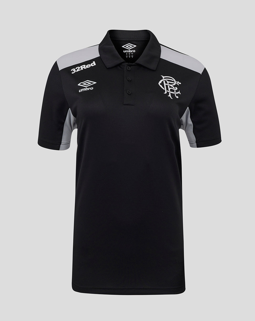 Rangers Women's 25/26 Presentation Polo - Caviar - Caviar/Micro Chip