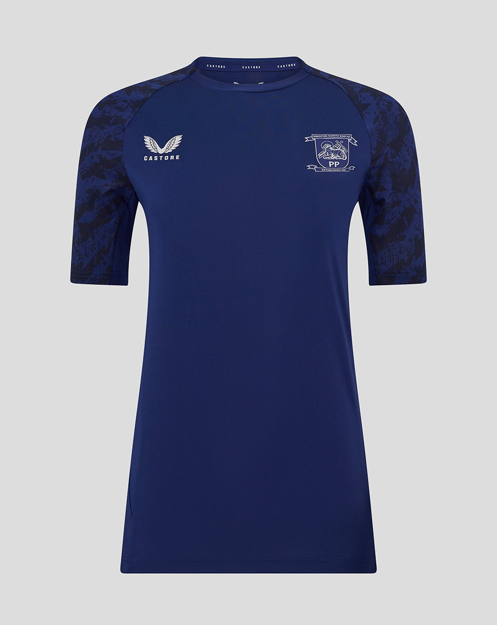 Preston Women's 25/26 Training T-Shirt - Blue - Blueprint