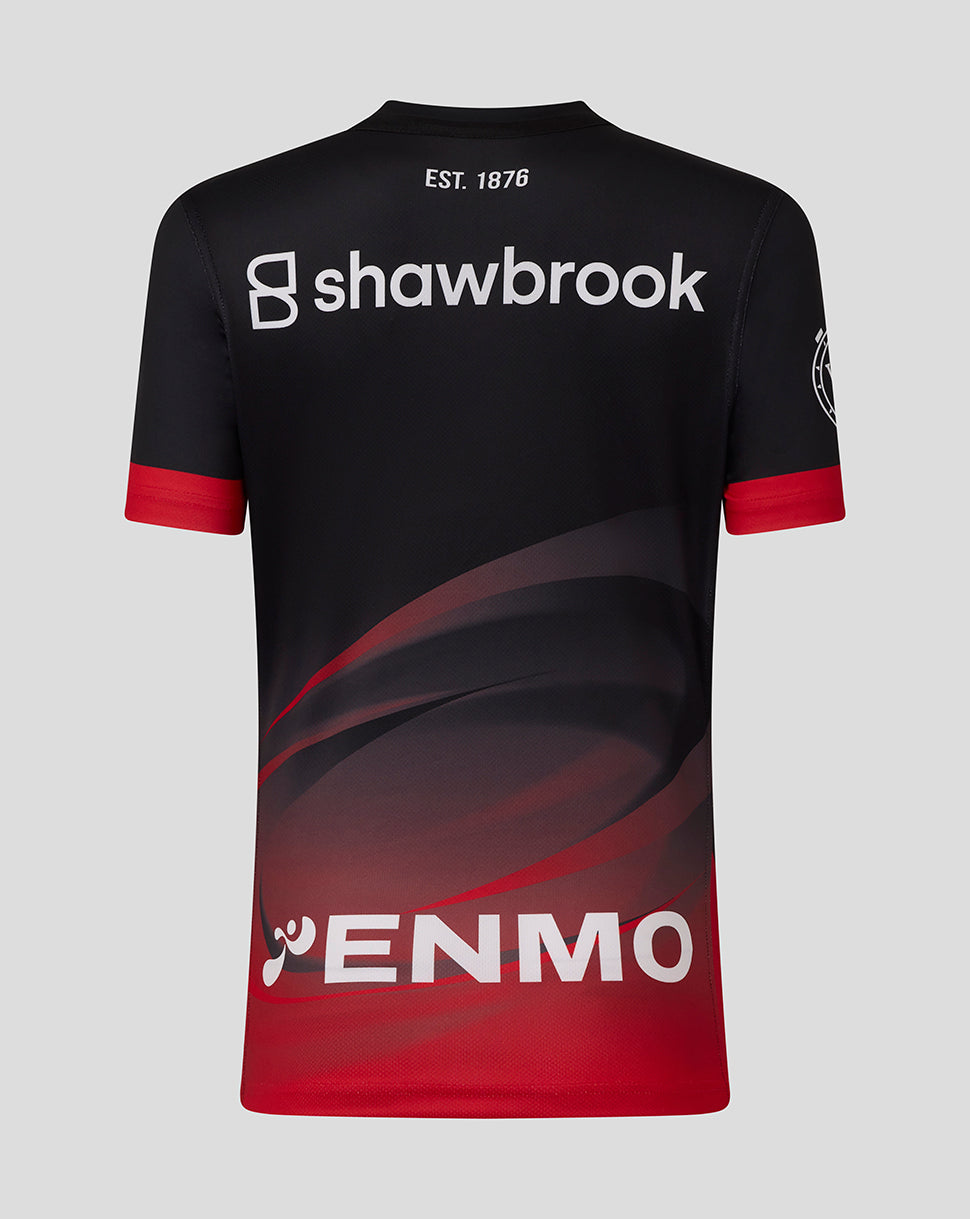 Saracens Womens 25/26 Replica Home Shirt - Caviar/Racing Red