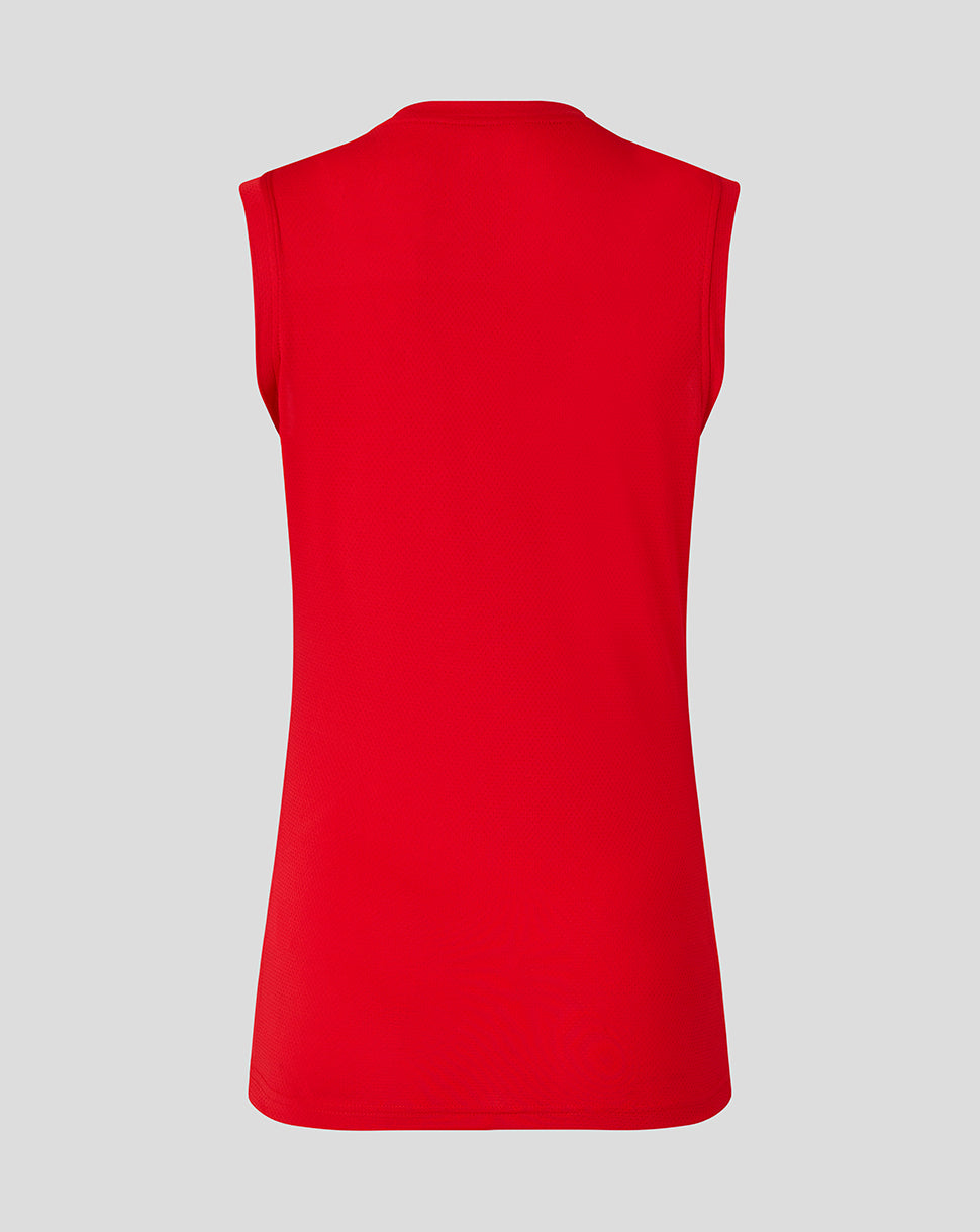 Saracens Women's 25/26 Matchday Sleeveless Tee - Racing Red