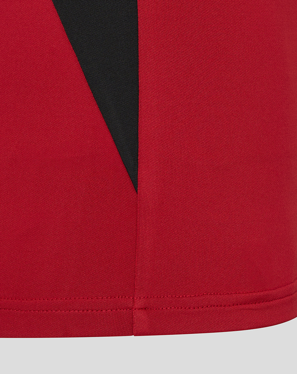 Saracens Women's 25/26 Training 1/4 Zip - Rhymthic Red - Rhythmic Red/Caviar