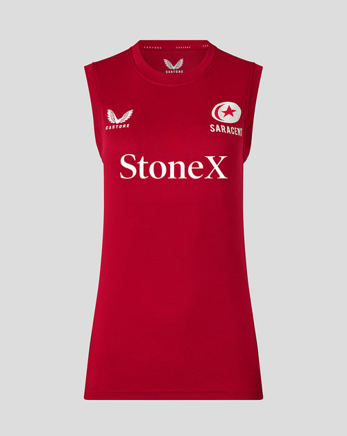 Saracens Women's 25/26 Training Vest - Rhymthic Red