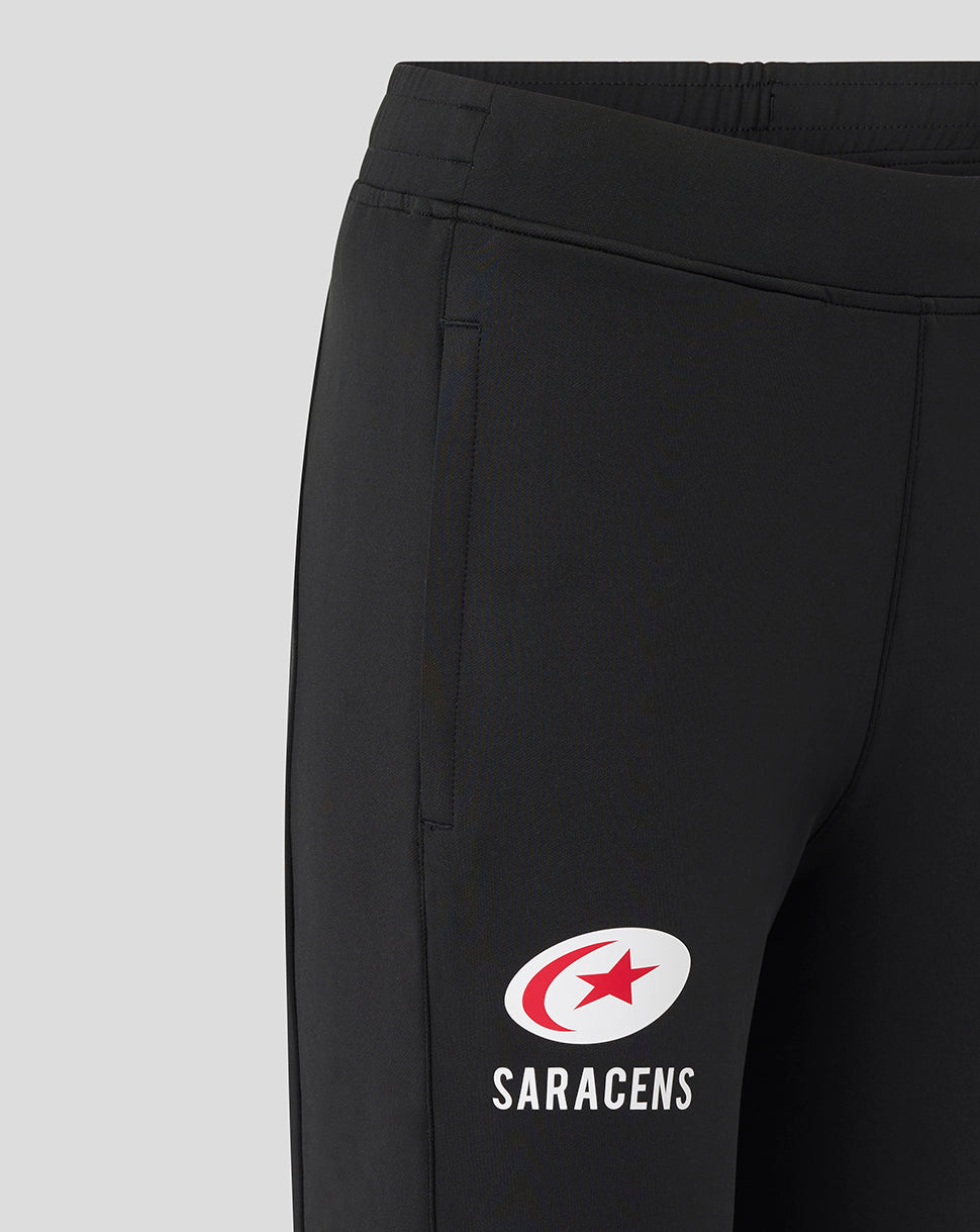 Saracens Women's 25/26 Training Knit Pants - Caviar - Rhythmic Red/Caviar