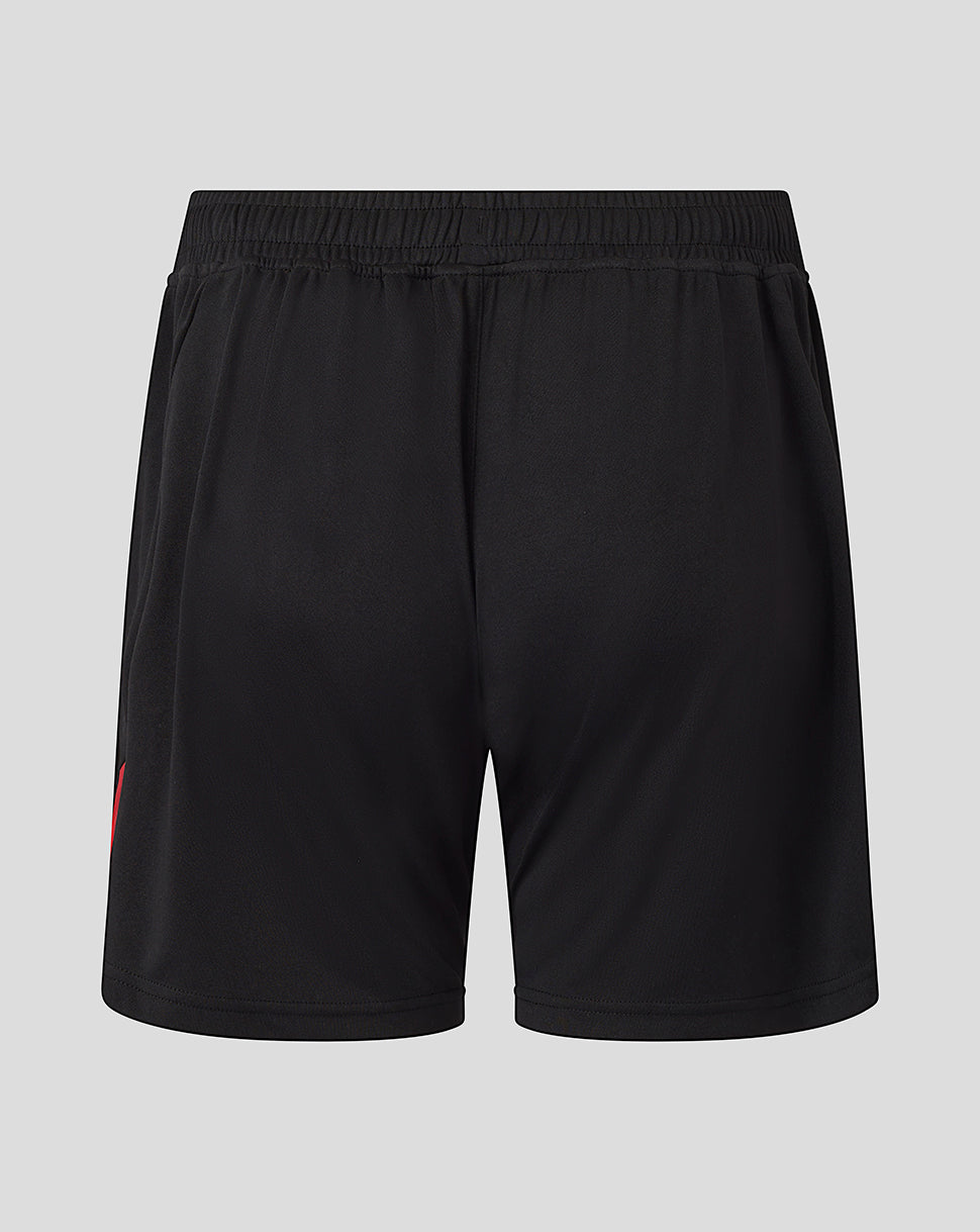 Saracens Women's 25/26 Training Knit Shorts - Rhythmic Red/Caviar