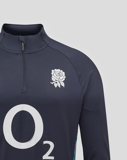 Women’s England Rugby 25/26 Performance Long Sleeve Midlayer Top – Inkwell