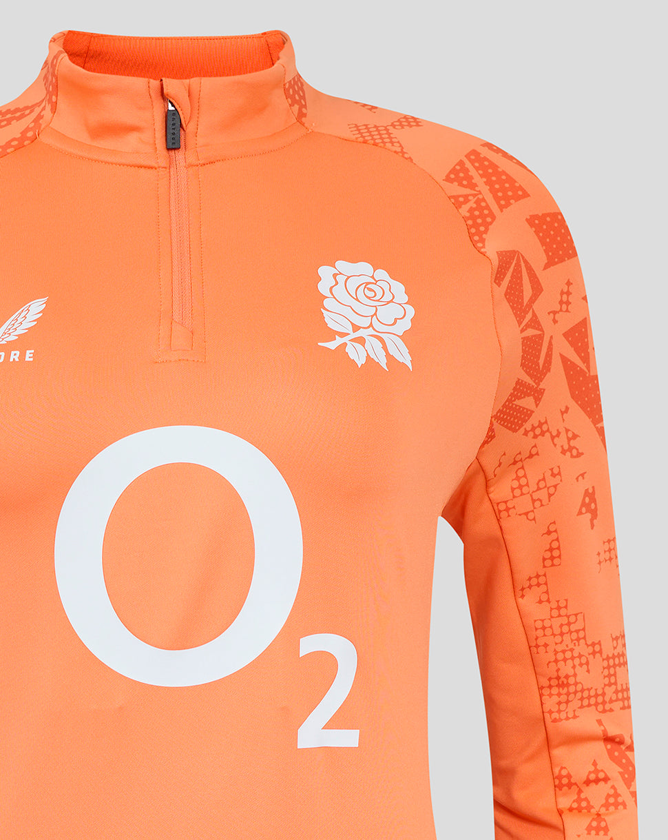 England Rugby Women's Performance Midlayer Top - Melon
