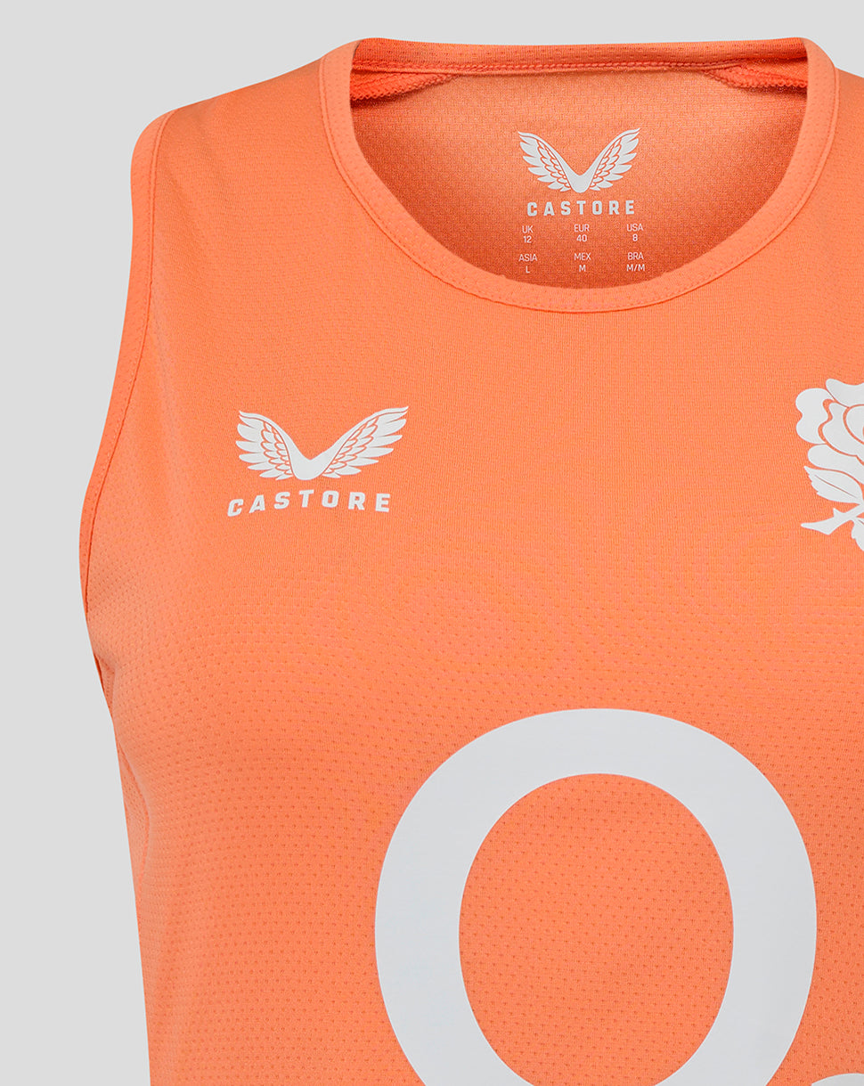 England Rugby Women's Performance Racer Back - Melon