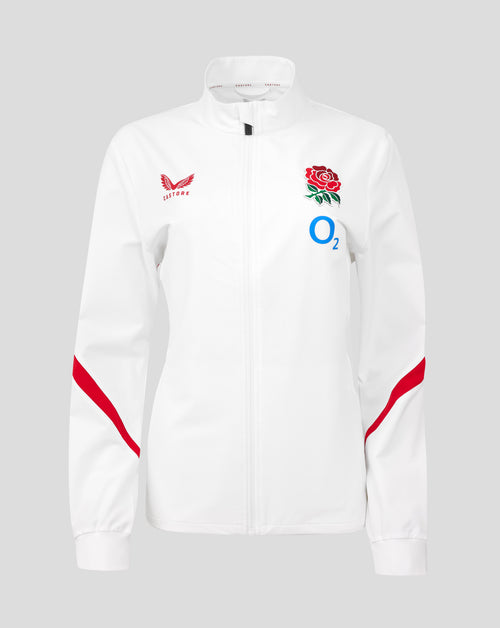 England Rugby Red Roses Long Sleeve Anthem Jacket O2 – Women's Fit